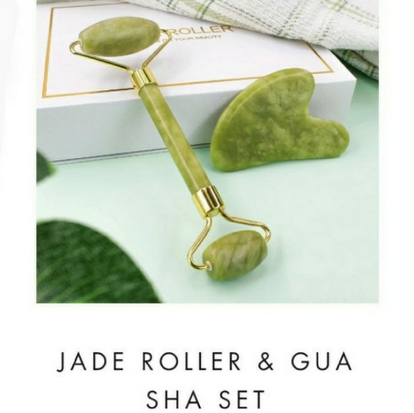 Jade Roller & GUA--SHA Facial Jade Roller women's teen... Gift Set - Picture 13 of 16